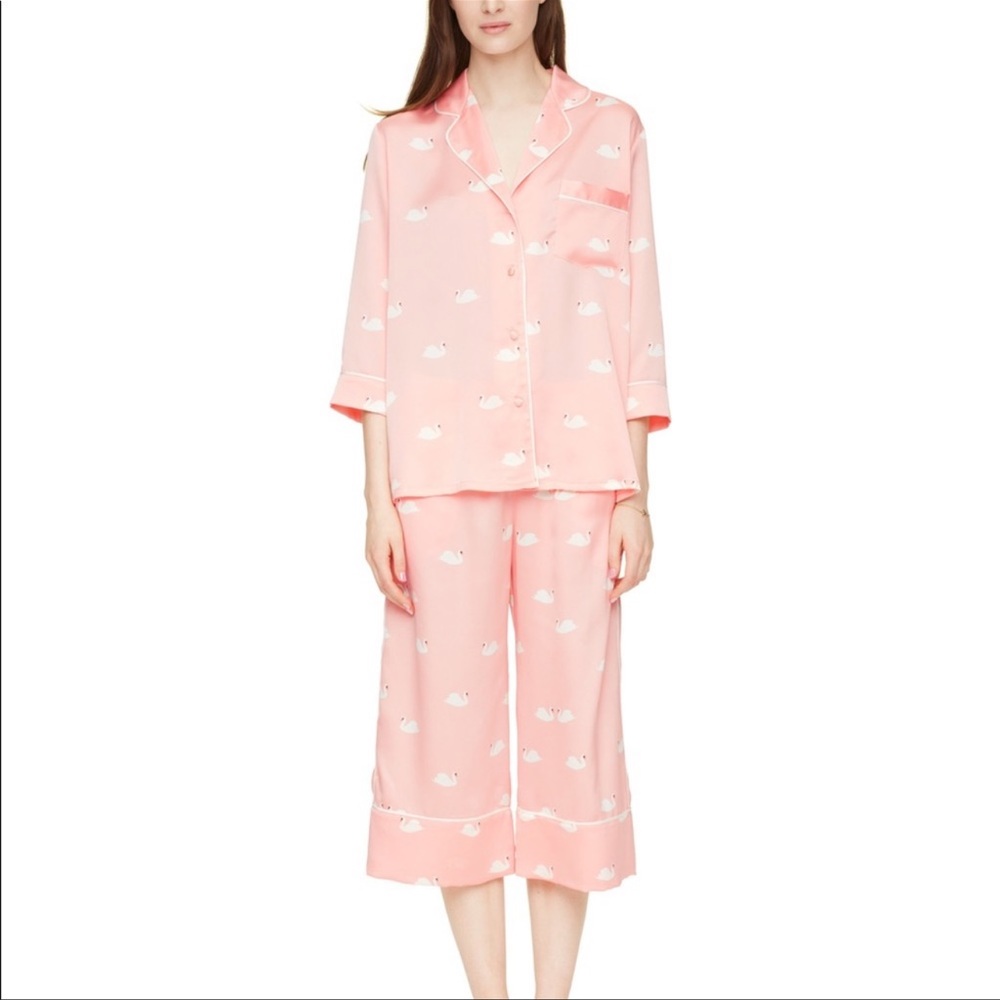 Kate Spade lady swan pajama set